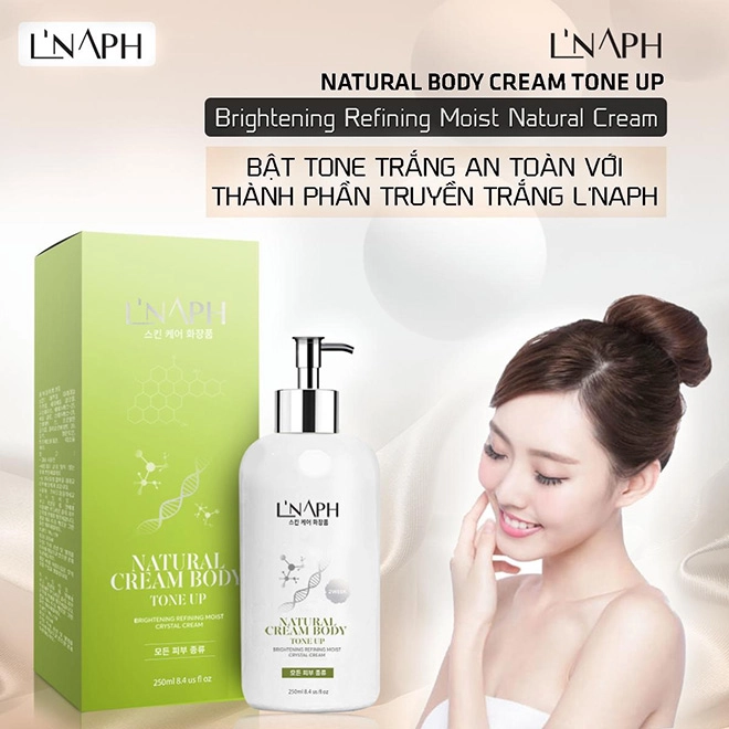 Kem body lnaph - giải pháp dưỡng làn da trắng sáng mịn màng ngay tại nhà - 2