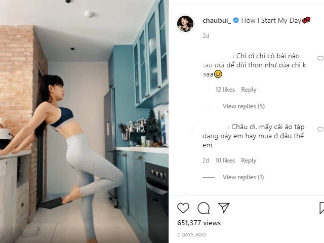 Muôn kiểu tập luyện mùa dịch của sao hhen niê chạy bộ khắp buôn chi pu workout tại nhà - 2