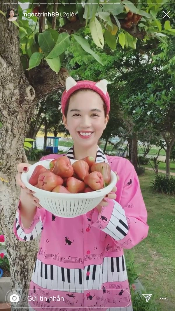 Ngọc trinh ở biệt thự triệu đô nhưng vẫn mua đồ pijama giá rẻ cực đáng yêu để mặc - 3