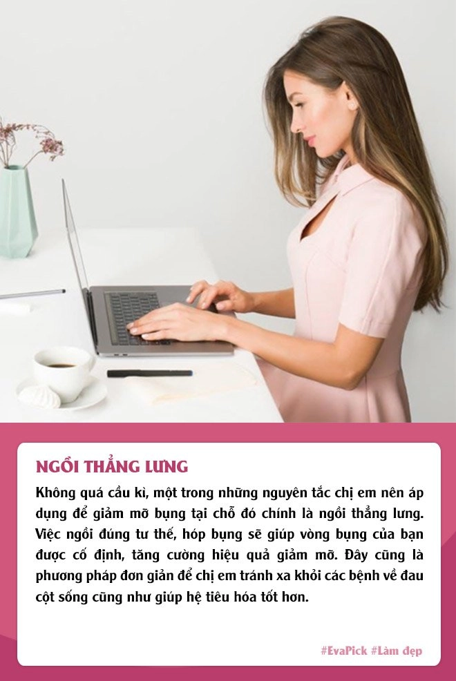 Ngồi làm việc liên tục mà lơ là5 nguyên tắc này chưa hết dịch mỡ bụng đã xếp ngấn - 1