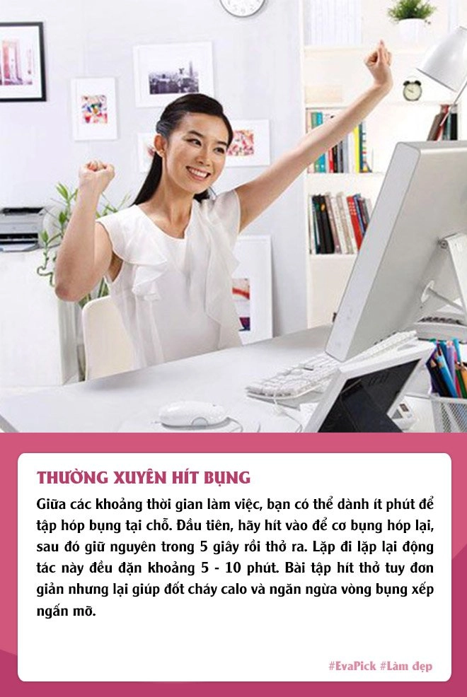 Ngồi làm việc liên tục mà lơ là5 nguyên tắc này chưa hết dịch mỡ bụng đã xếp ngấn - 3