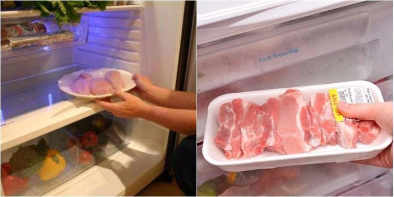Thịt lợn trữ đông trong tủ lạnh tuyệt đối không làm điều này khi rã đông kẻo hối không kịp - 2