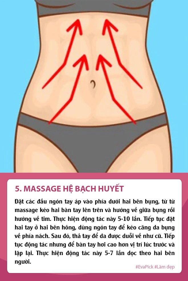 Chăm massage theo 6 động tác này mỡ cứ thế tiêu biến bụng phẳng lỳ không cần đến phòng tập - 5