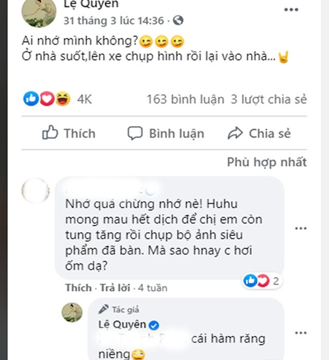 Lệ quyên siết hàm giảm cân thân hình gầy sọp đến độ vòng 1 gợi cảm cũng tiêu biến - 4