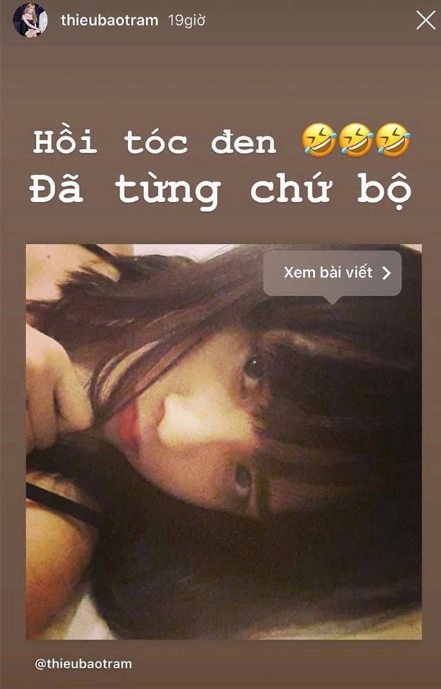 Nhuộm tóc không ngơi nghỉ lần cuối thiều bảo trâm để tóc đen là 6 năm về trước - 1