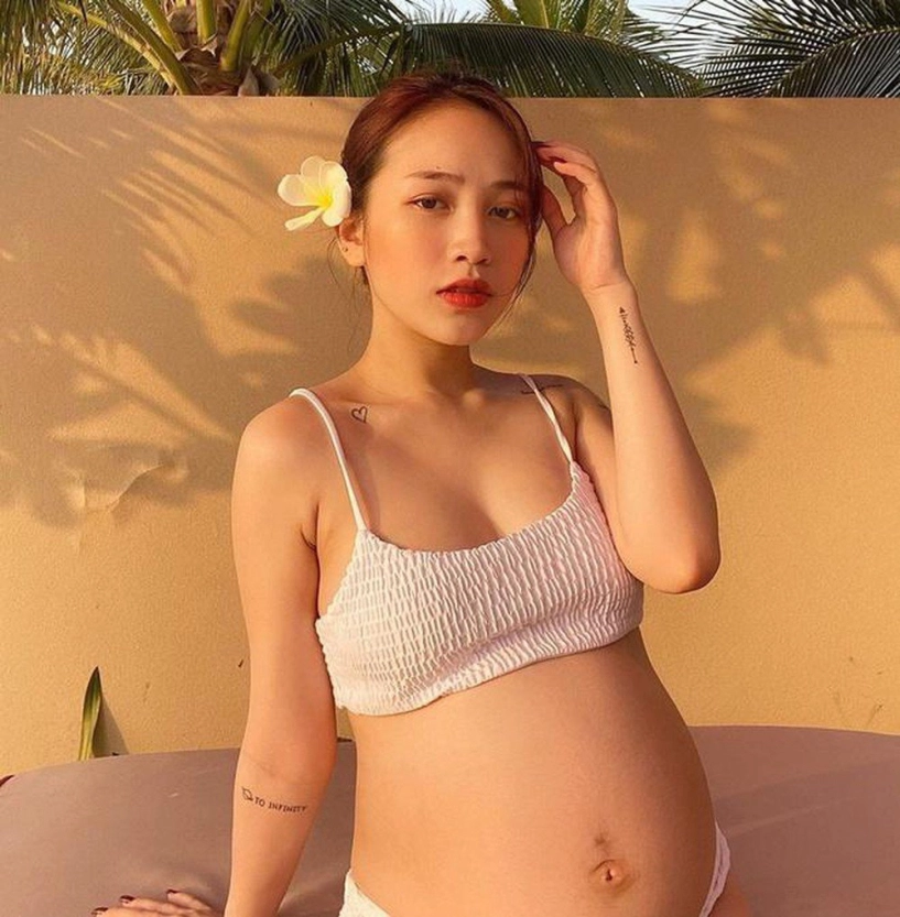 Sau 1 thang sinh con gai đai gia minh nhua đa ve dang voi vong eo con kien nho đau - 3