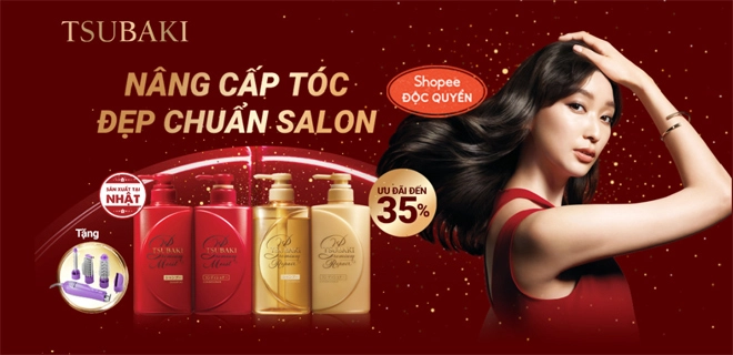 Tsubaki nâng cấp tóc đẹp chuẩn salon tại nhà kèm ưu đãi lên đến 35 trên shopee - 1