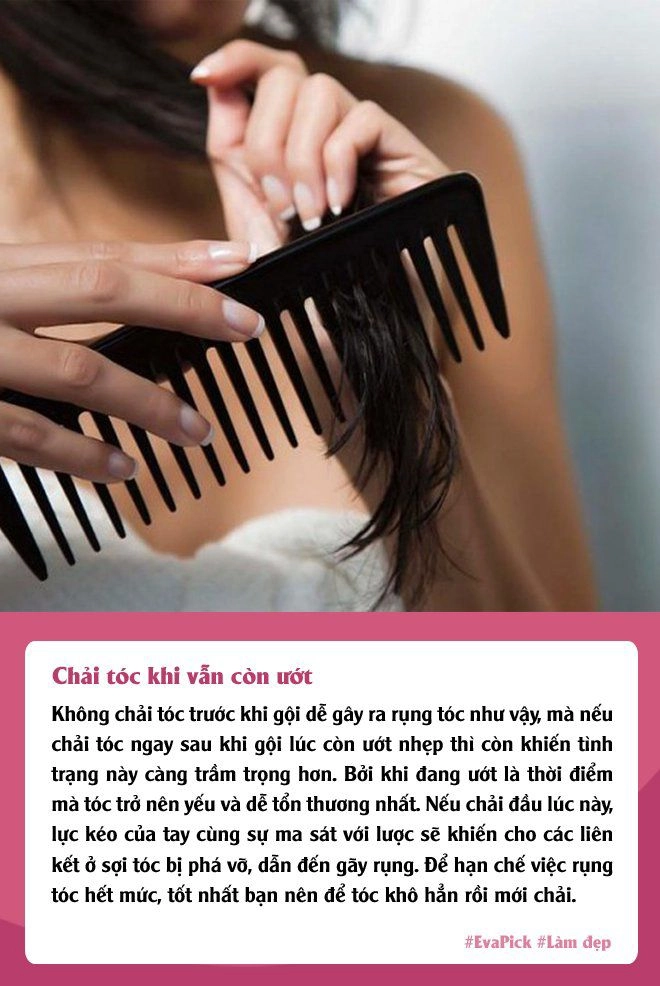 7 thói quen thường gặp làm tóc rụng tả tơi mỏng đi từng ngày mà bạn không hay biết - 2