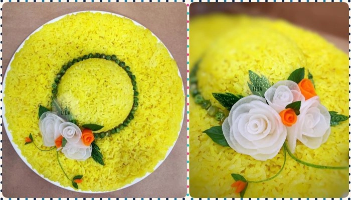 8x sài gòn nấu cơm gà bày lên đĩa ai cũng tưởng là chiếc mũ vì quá đẹp - 7