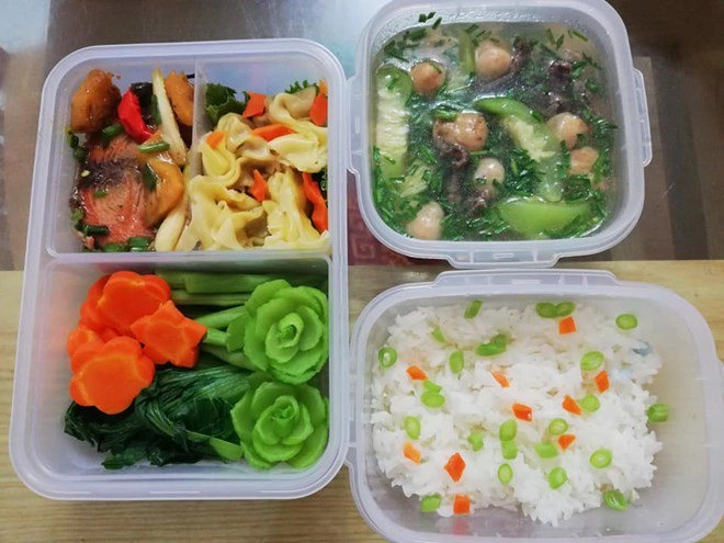 Bận chăm con nhưng 8x ngày nào cũng dậy từ 5 giờ sáng nấu cơm cho chồng mang đi làm - 16