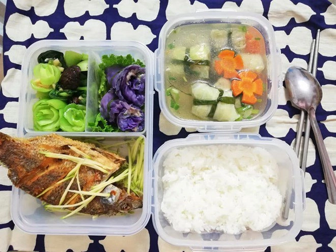 Bận chăm con nhưng 8x ngày nào cũng dậy từ 5 giờ sáng nấu cơm cho chồng mang đi làm - 19