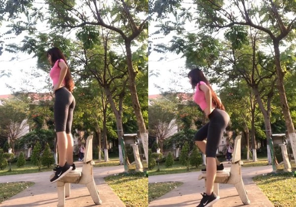 Bạn gái văn lâm vẫn tập gym đều đặn giữa mùa dịch với những dụng cụ không ai nghĩ tới - 12