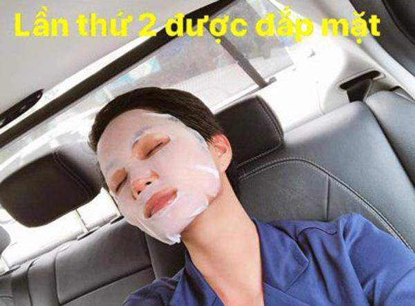 Bận rộn chăm con mẹ bỉm ốc thanh vân lan cave đắp mặt nạ dưỡng da cả khi lái xe - 10