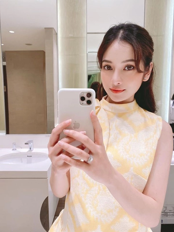 Bầu song thai đã 4 tháng bà xã dương khắc linh vẫn giữ nguyên làn da láng mịn tươi tắn - 3