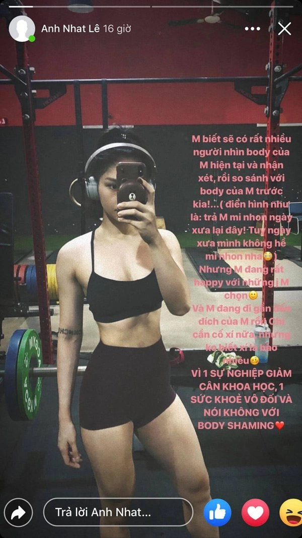 Bị chê body vừa đô vừa thô cũng không làm miu lê ngừng chăm chỉ tập gym và ăn kiêng - 3