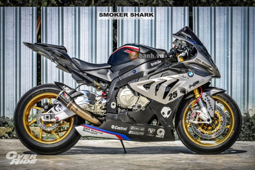 Bmw s1000rr đầy quyến rũ trong bản độ smoker shark - 1