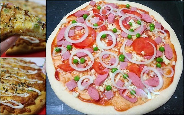 Cách làm bánh pizza tại nhà đơn giản thơm ngon ngây ngất - 6