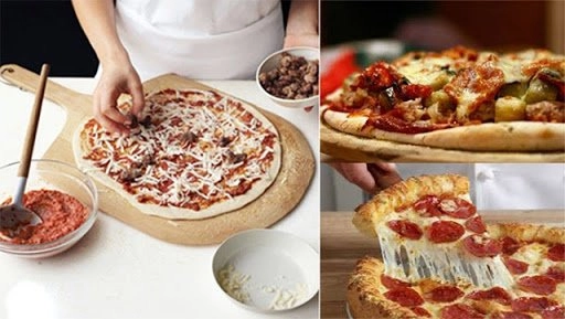 Cách làm bánh pizza tại nhà đơn giản thơm ngon ngây ngất - 7