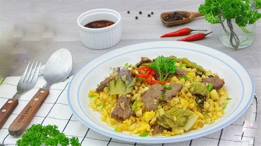 Cách làm cơm rang dưa bò ngon đơn giản tại nhà - 4