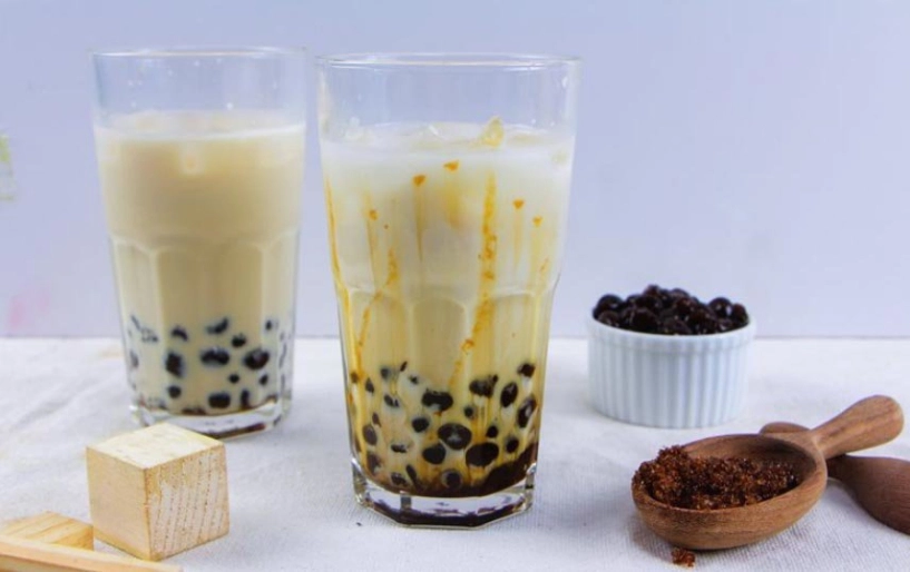 Cách làm sữa tươi trân châu đường đen ngon đơn giản tại nhà - 6