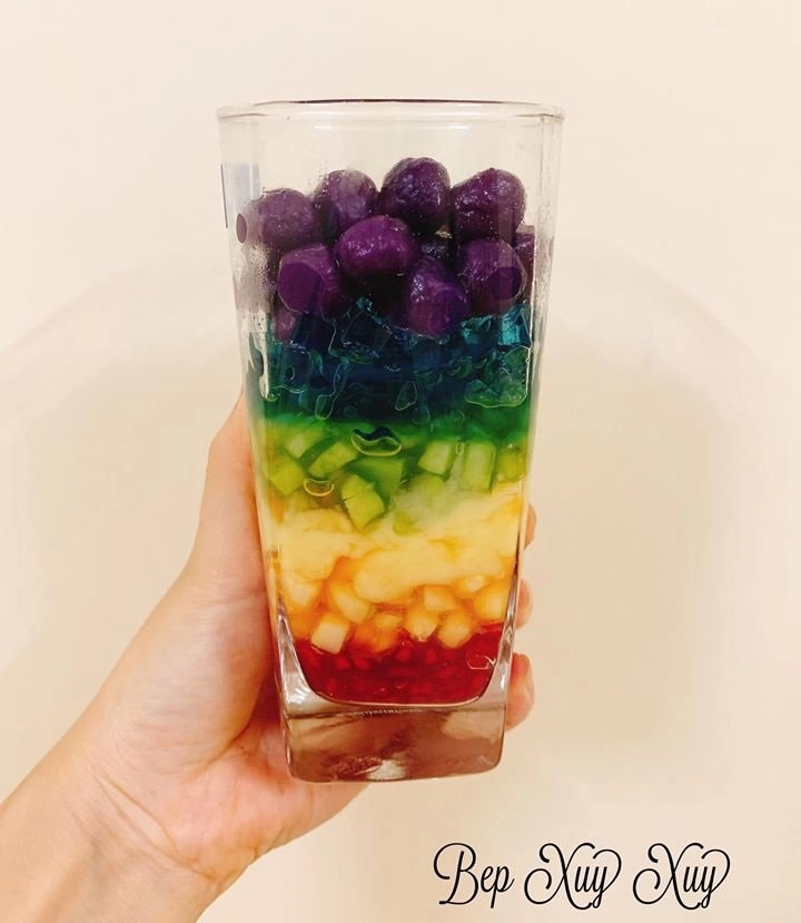 Cách nấu chè sương sa hạt lựu 7 sắc cầu vồng mát lạnh lại đẹp mắt ngày nắng nóng - 10