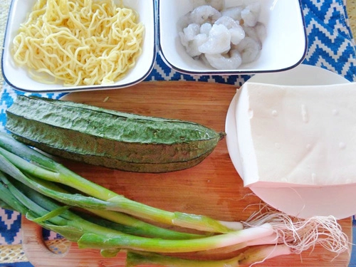 Canh mướp đậu hũ non đưa cơm - 1