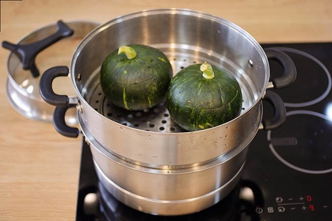 Chán luộc hoặc xào cho bí ngô bao tử lên hấp kiểu này ngon chưa từng thấy - 5