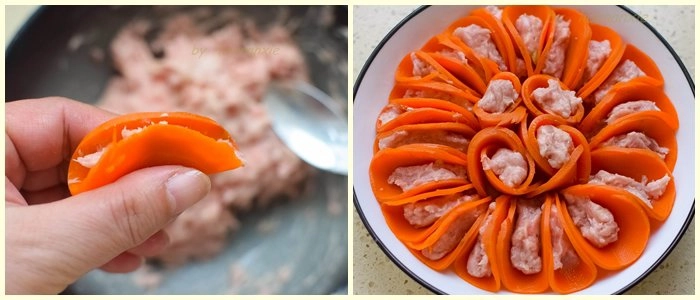 Chẳng biết ăn gì vợ đem thịt hấp cùng cà rốt lại thành món ngon sang chảnh - 4