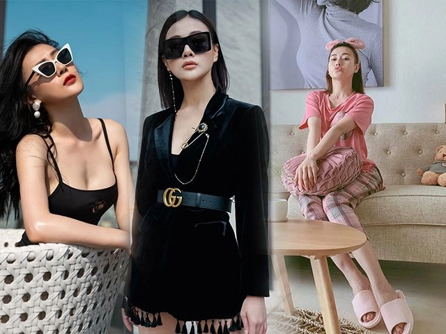 Chỉ diện áo phông quần short phương oanh cũng khoe được dáng nuột biến chân dài như 1m8 - 18