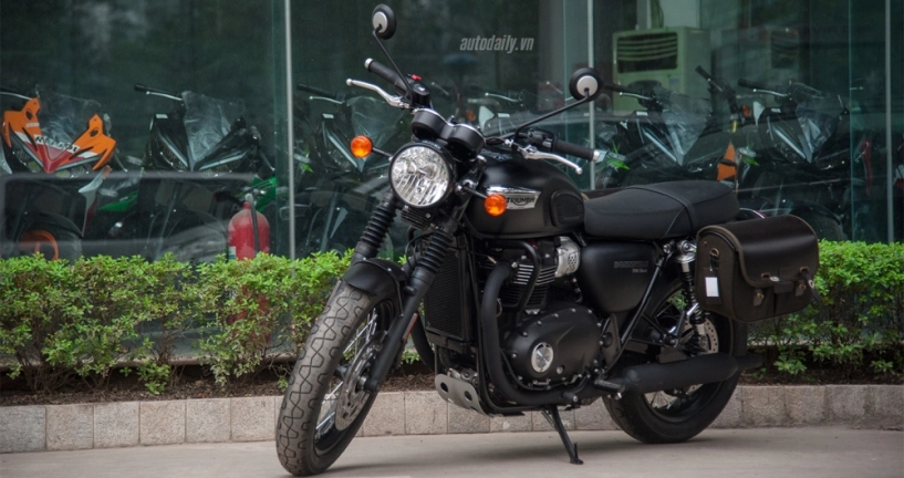 Chi tiết triumph bonneville t100 black 2017 đầu tiên vừa về việt nam - 2