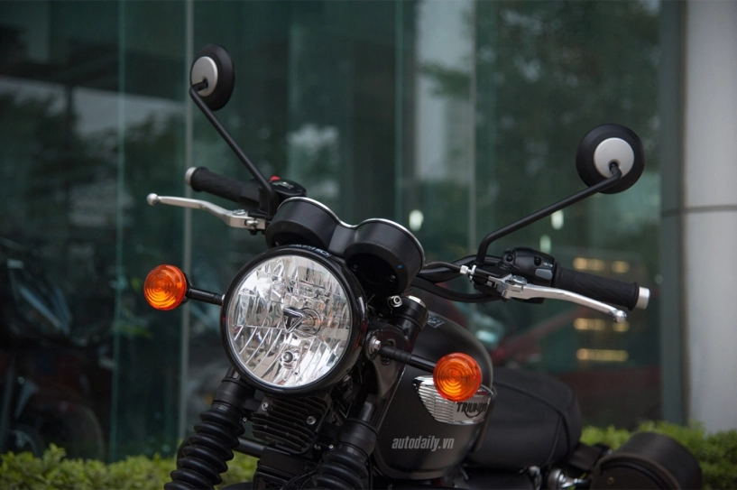 Chi tiết triumph bonneville t100 black 2017 đầu tiên vừa về việt nam - 8