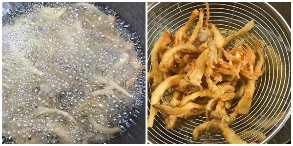 Chỉ vài phút là xong ngay món nấm chiên giòn đang sốt xình xịch ở nhiều quán ăn - 3