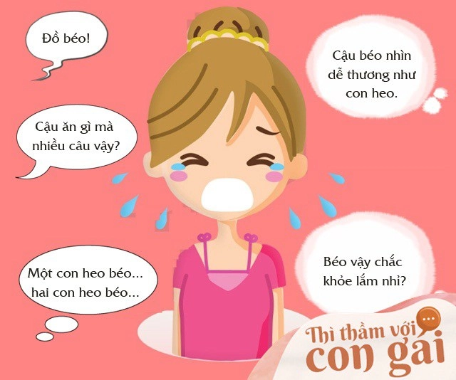 Con không muốn đi học đám bạn chê con béo như con lợn - 2