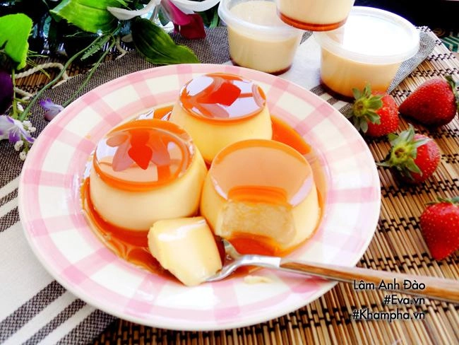 Cứ tưởng khó hóa ra làm bánh flan mềm mịn mượt như da em bé lại đơn giản thế này - 12