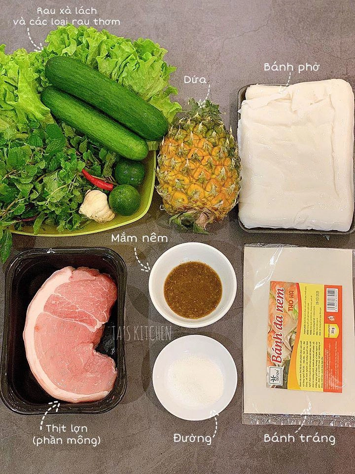 Cuối tuần nắng to làm ngay bánh tráng cuốn thịt heo hai đầu da ngon đẹp như nhà hàng - 1