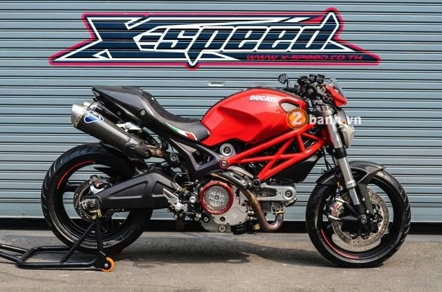 Ducati monster 795 ấn tượng trong bản độ trăm triệu của biker thái - 1