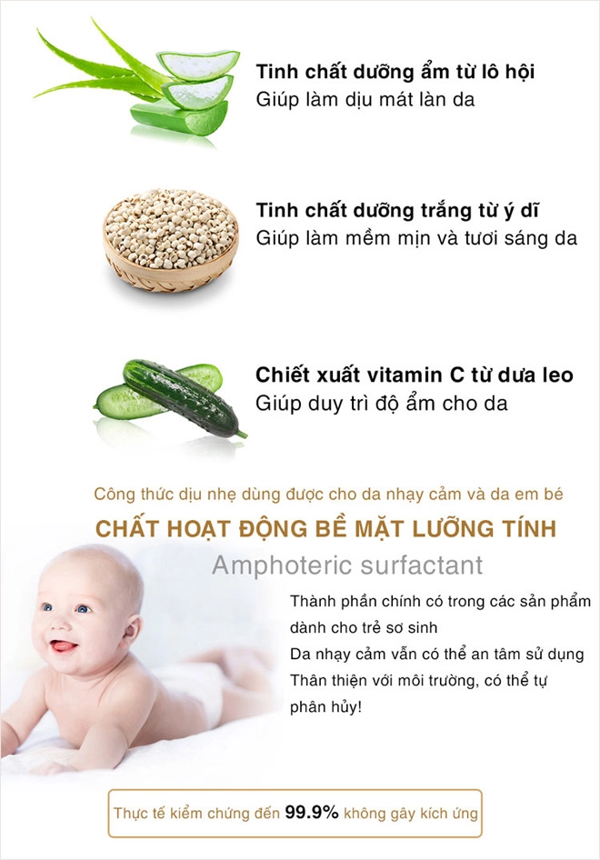 Gel tẩy trang kết hợp sữa rửa mặt aini - công nghệ tạo gel kết dính độc quyền đài loan - 4