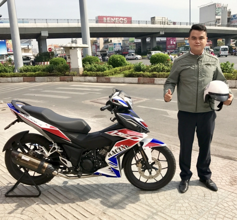 Honda winner 150 độ mang cây pô ấn tượng - 1