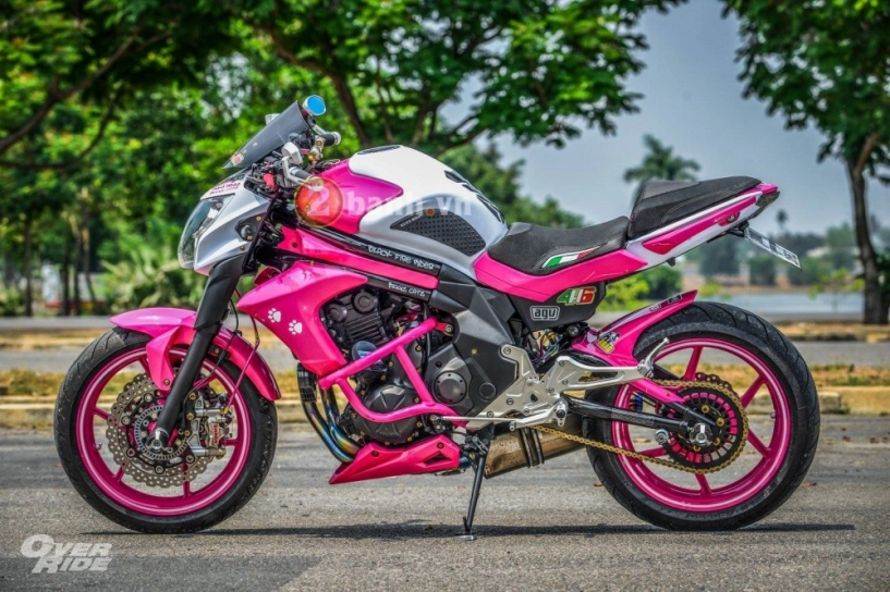 Kawasaki er-6n đầy nữ tính vởi bản độ pinky devilz - 2