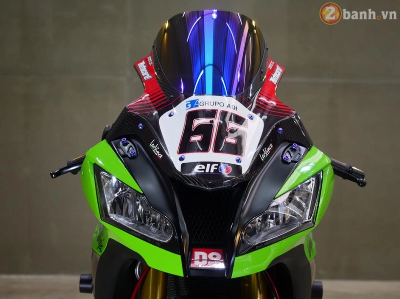 Kawasaki ninja zx-10r siêu chất trong bản độ đường đua wsbk - 4