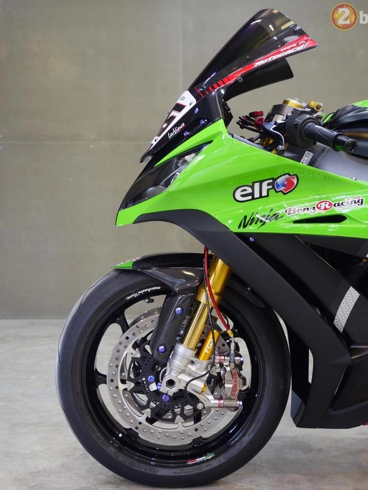 Kawasaki ninja zx-10r siêu chất trong bản độ đường đua wsbk - 6