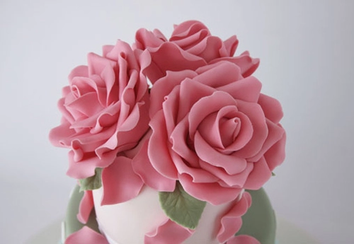 Khéo tay làm hoa hồng từ fondant - 16
