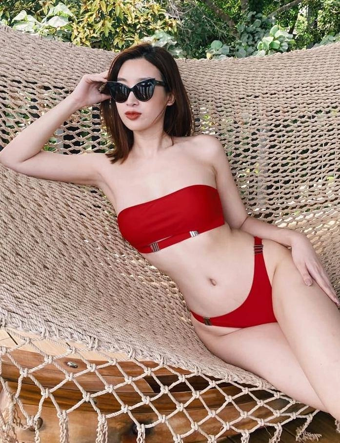 Khi hoa hậu khoe body bong mat voi bikini đỗ mỹ linh hóp bụng kỳ duyên bị nghi chỉnh ảnh - 12