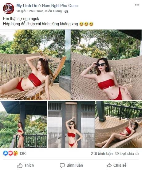 Khi hoa hậu khoe body bong mat voi bikini đỗ mỹ linh hóp bụng kỳ duyên bị nghi chỉnh ảnh - 13