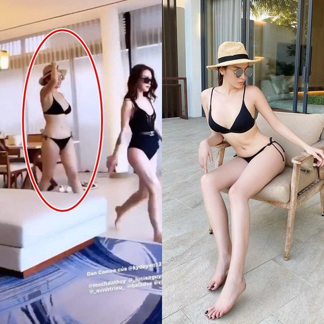 Khi hoa hậu khoe body bong mat voi bikini đỗ mỹ linh hóp bụng kỳ duyên bị nghi chỉnh ảnh - 15
