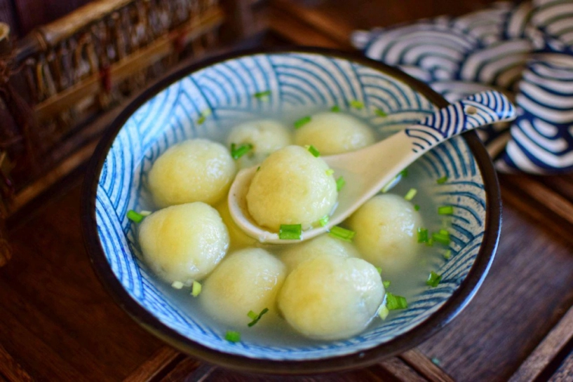 Khoai tây cắt ra nấu canh xưa rồi đem viên tròn thế này rồi chế biến mới sang - 8