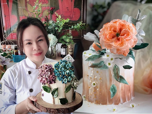 Làm bánh kem đẹp như tranh mẹ nha trang vừa trông con vừa kiếm được tiền triệu - 15