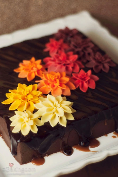 Làm hoa thược dược từ fondant siêu đẹp - 8
