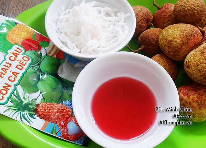Làm thạch vải trông tưởng khó mà hóa ra cực dễ - 1