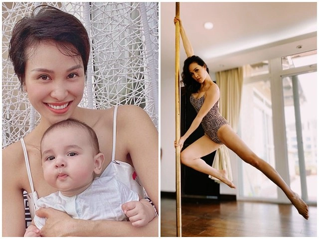 Mẹ bỉm sữa ngực căng như nứt cúc áo xinh áp đảo mc vtv con lai đẹp như thiên thần - 12